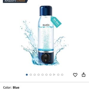 BUZIO Blue Water Bottle